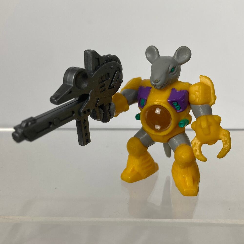 Vintage 1988 Takara Hasbro Battle Beasts Laser Beast #88 Brain Mouse Figure